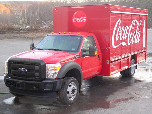 Coca-Cola Ford F550 Heavy Duty chassis