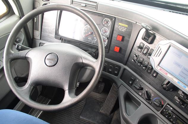 Ryder Truck Freightliner Columbia interior